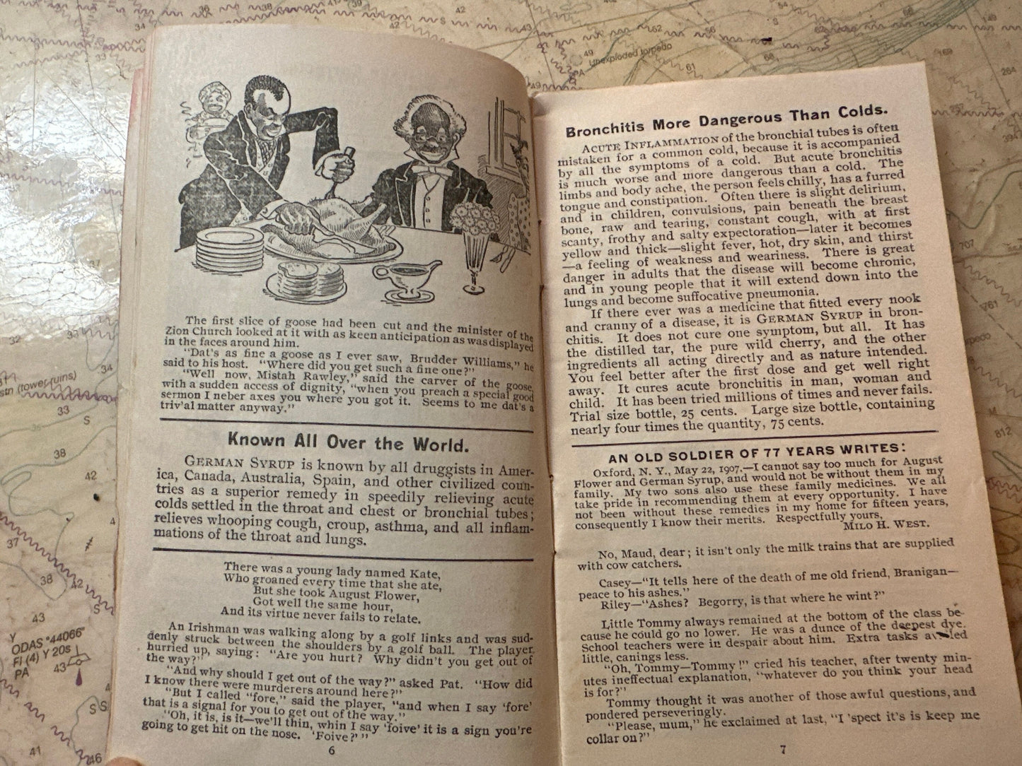 Good Health and Humor | Green's August Flower - Boschee's German Syrup by G. G. Green | Humor Book