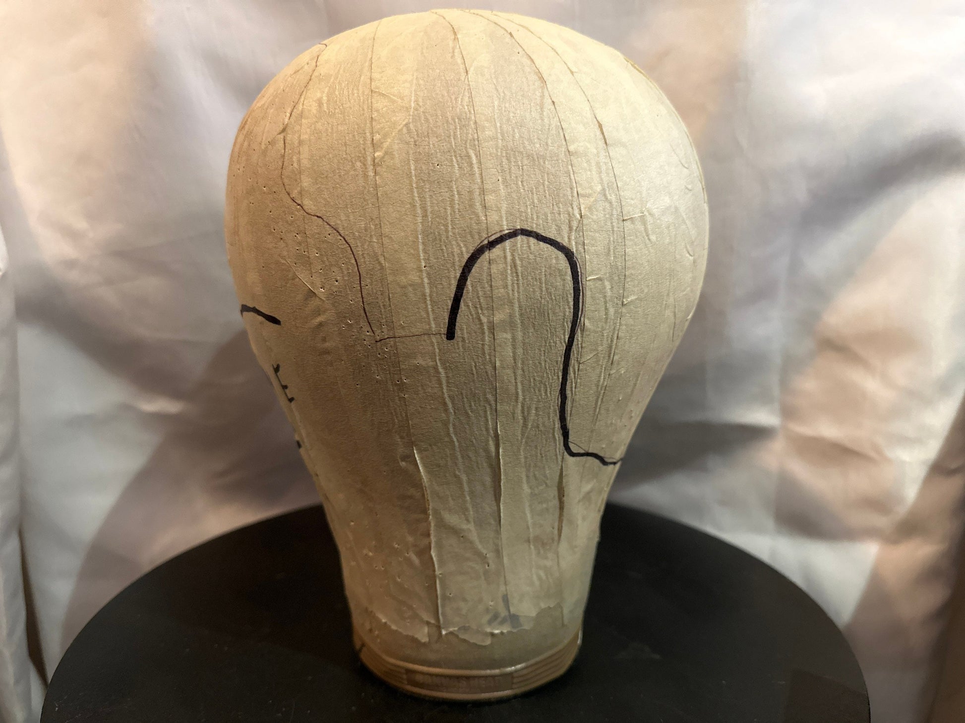 SNL Props Canvas Head Form | Millinery Mannequin Head