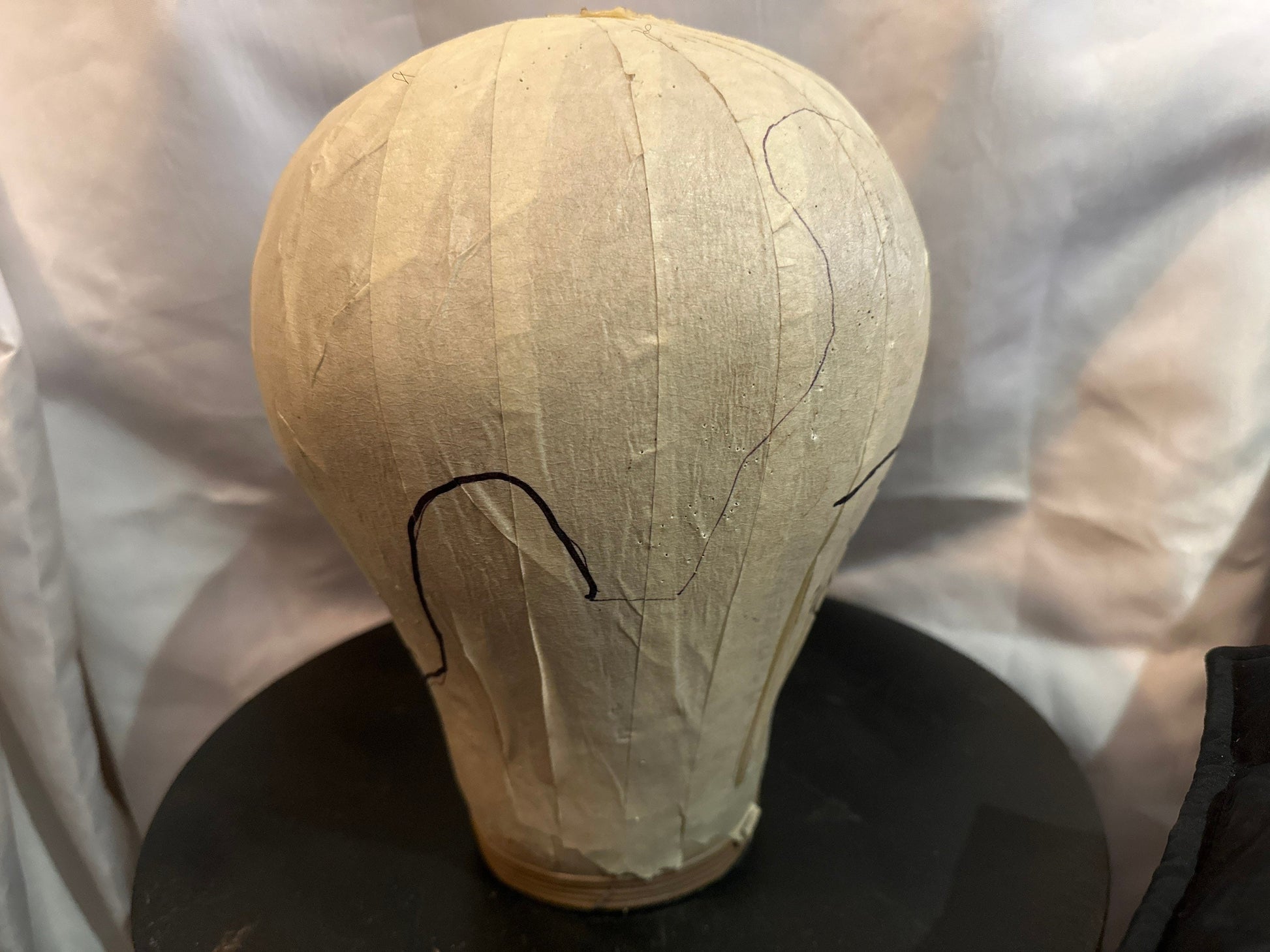 SNL Props Canvas Head Form | Millinery Mannequin Head