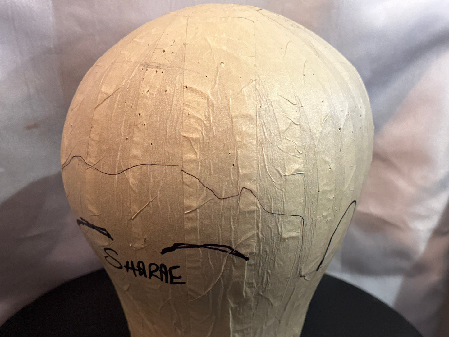 SNL Props Canvas Head Form | Millinery Mannequin Head