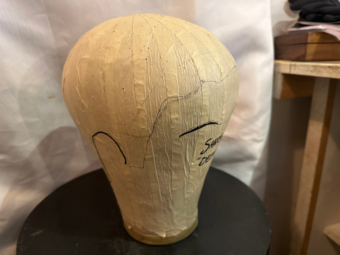 SNL Canvas Head Form | Millinery Mannequin Head