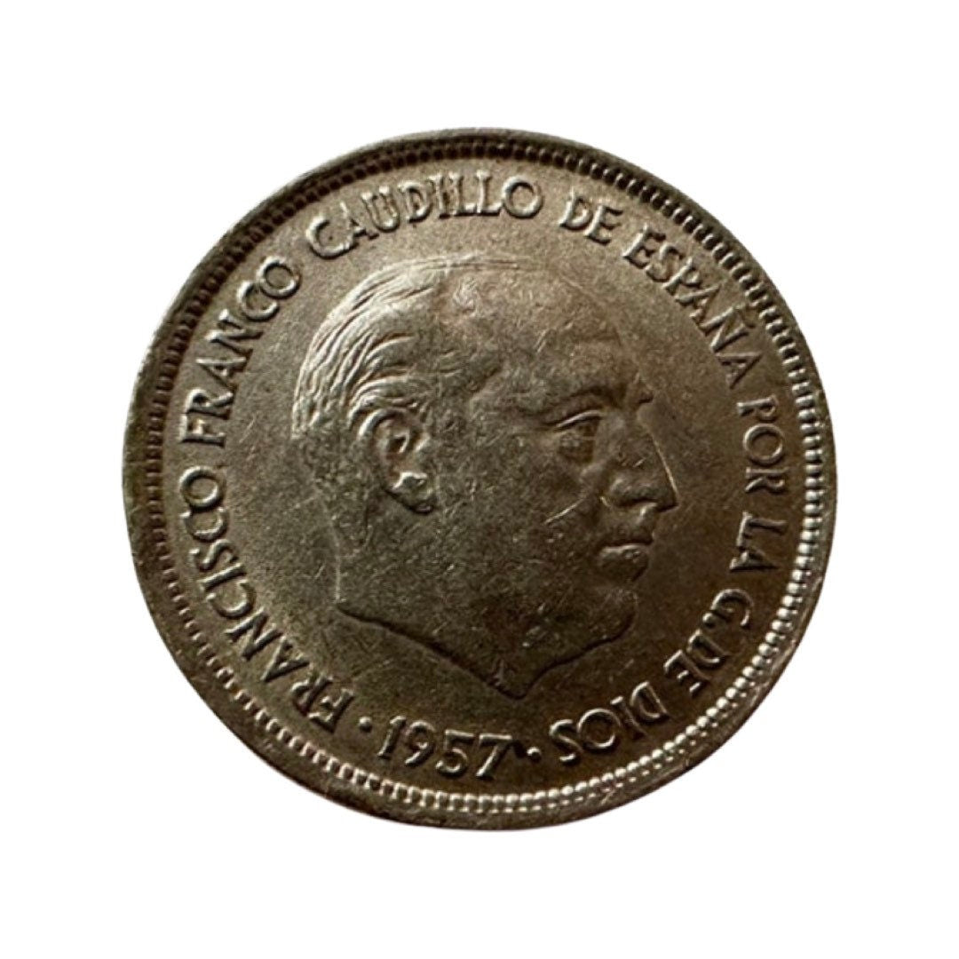 Spain 25 Pesetas - Francisco Franco Coin | Memorabilia