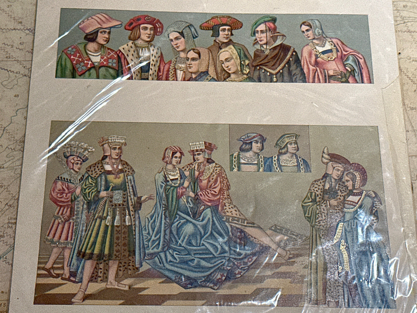 Lithograph of Europe XV-XVI | Home Decor