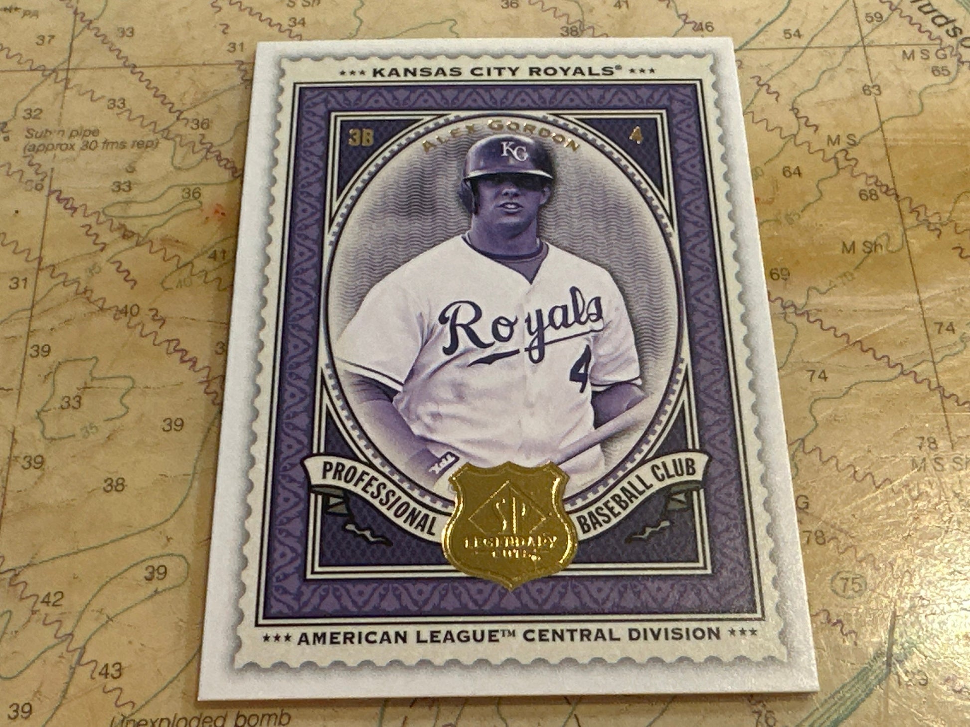 Alex Gordon - Kansas City Royals - Collectible Baseball Card | Sports Memorabilia