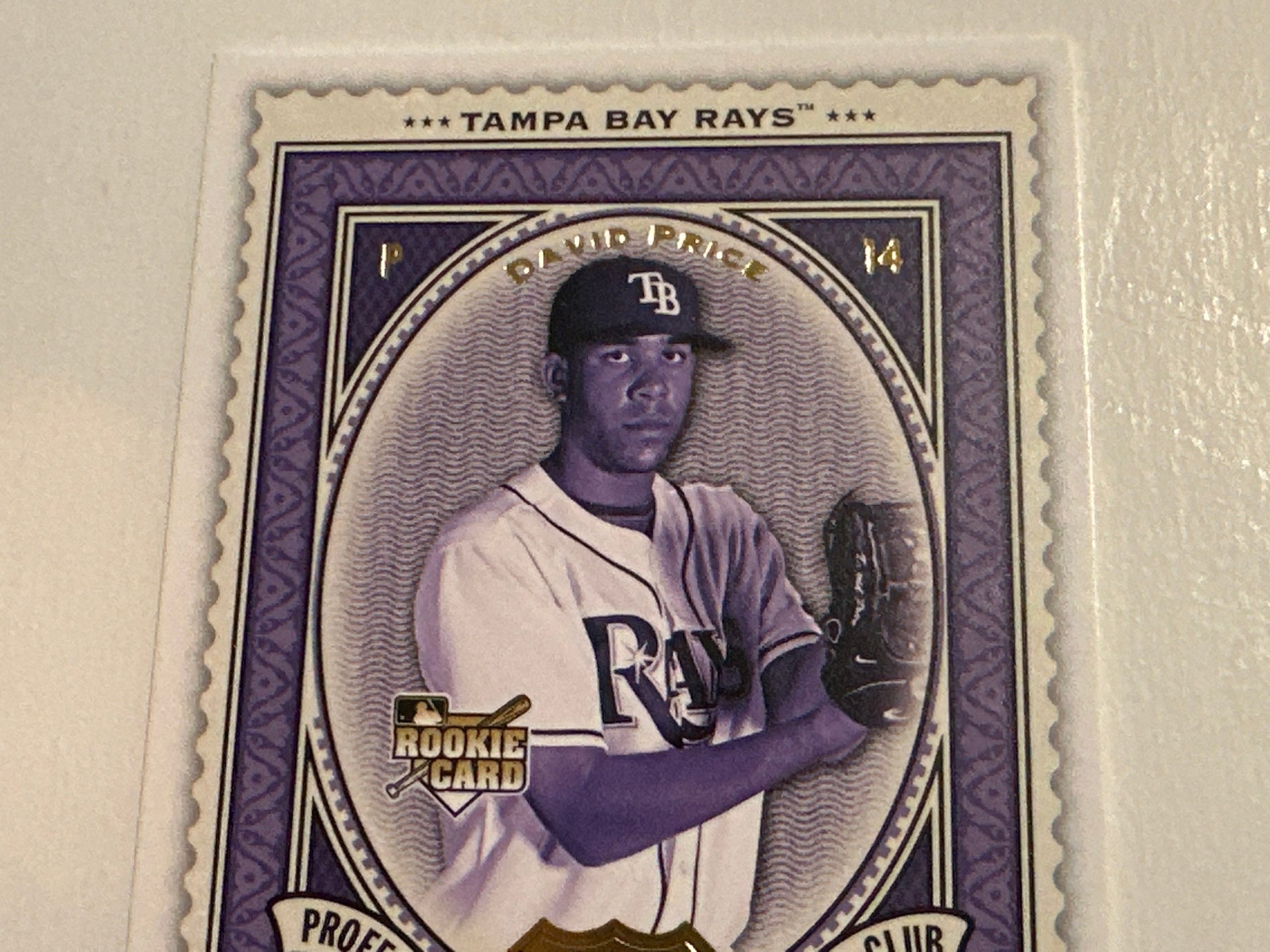 David Price - Tampa Bay Rays | Collectible Baseball Card | Memorabilia