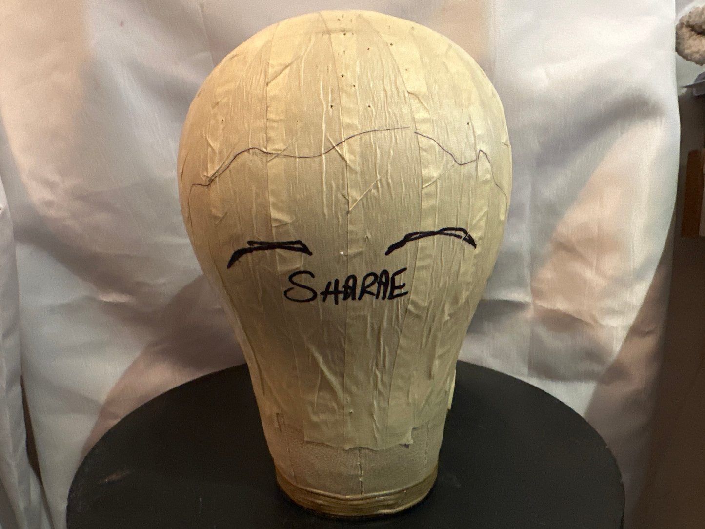 SNL Props Canvas Head Form | Millinery Mannequin Head