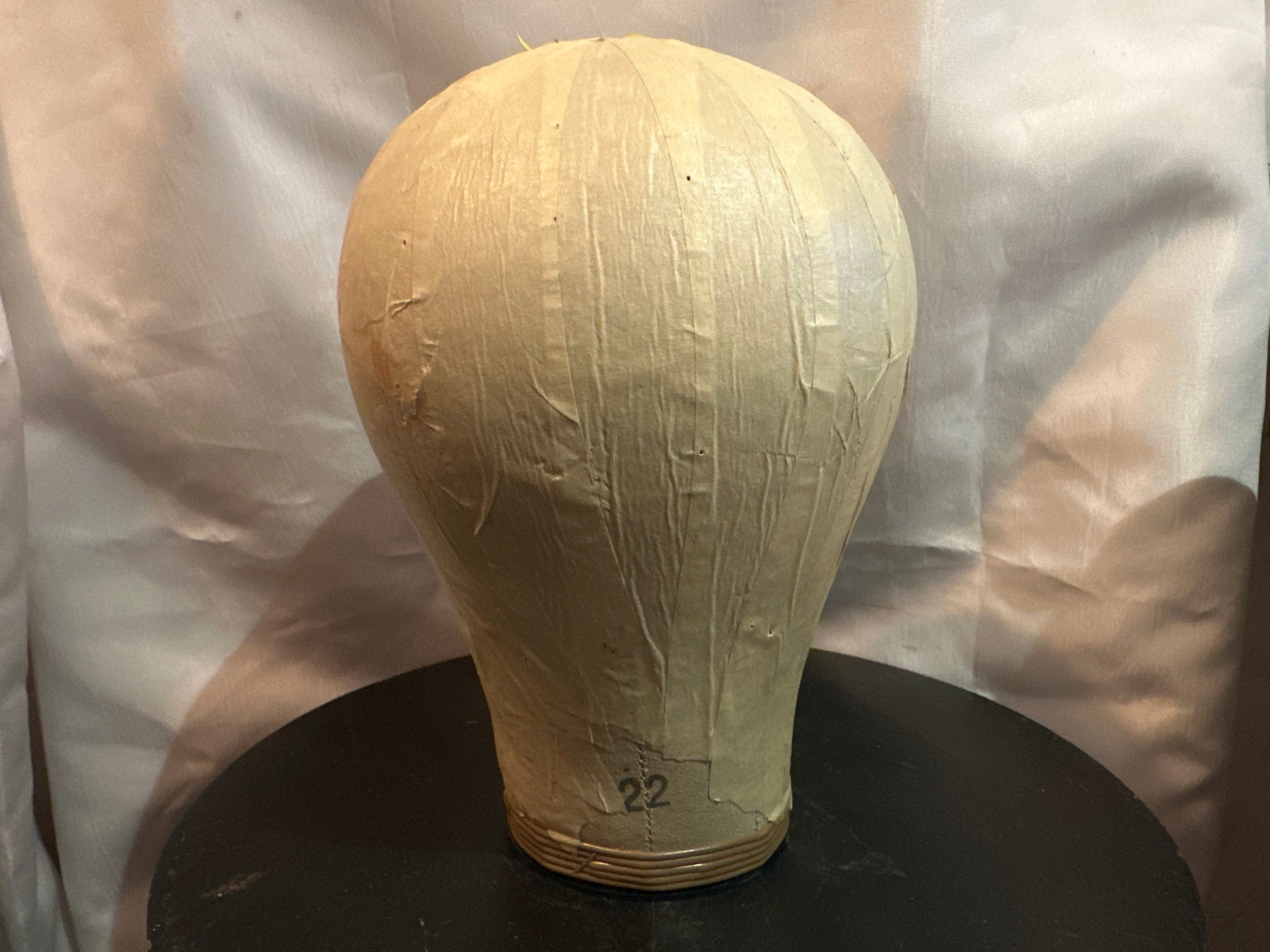 SNL Props Canvas Head Form | Millinery Mannequin Head