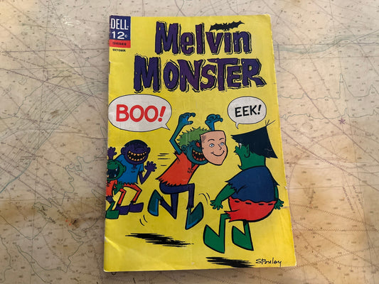 Melvin Monster Vintage Comic | Dell Comic October Issue | Collectible Comics