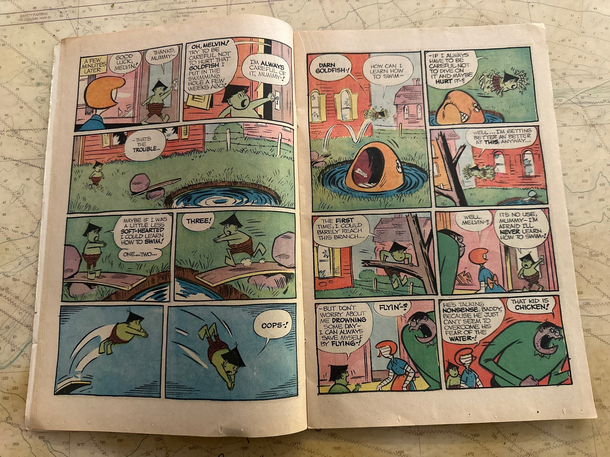 Melvin Monster Vintage Comic | Dell Comic October Issue | Collectible Comics