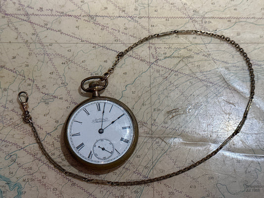 Vintage American Waltham Pocket Watch w/ Chain | Accessories