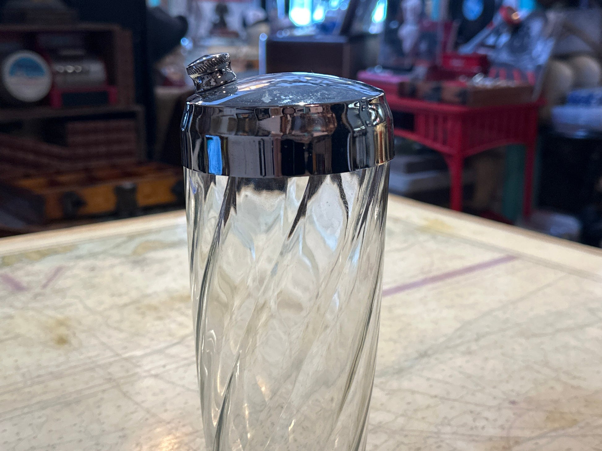 Vintage Clear Cocktail Shaker | Barware | Home & Living