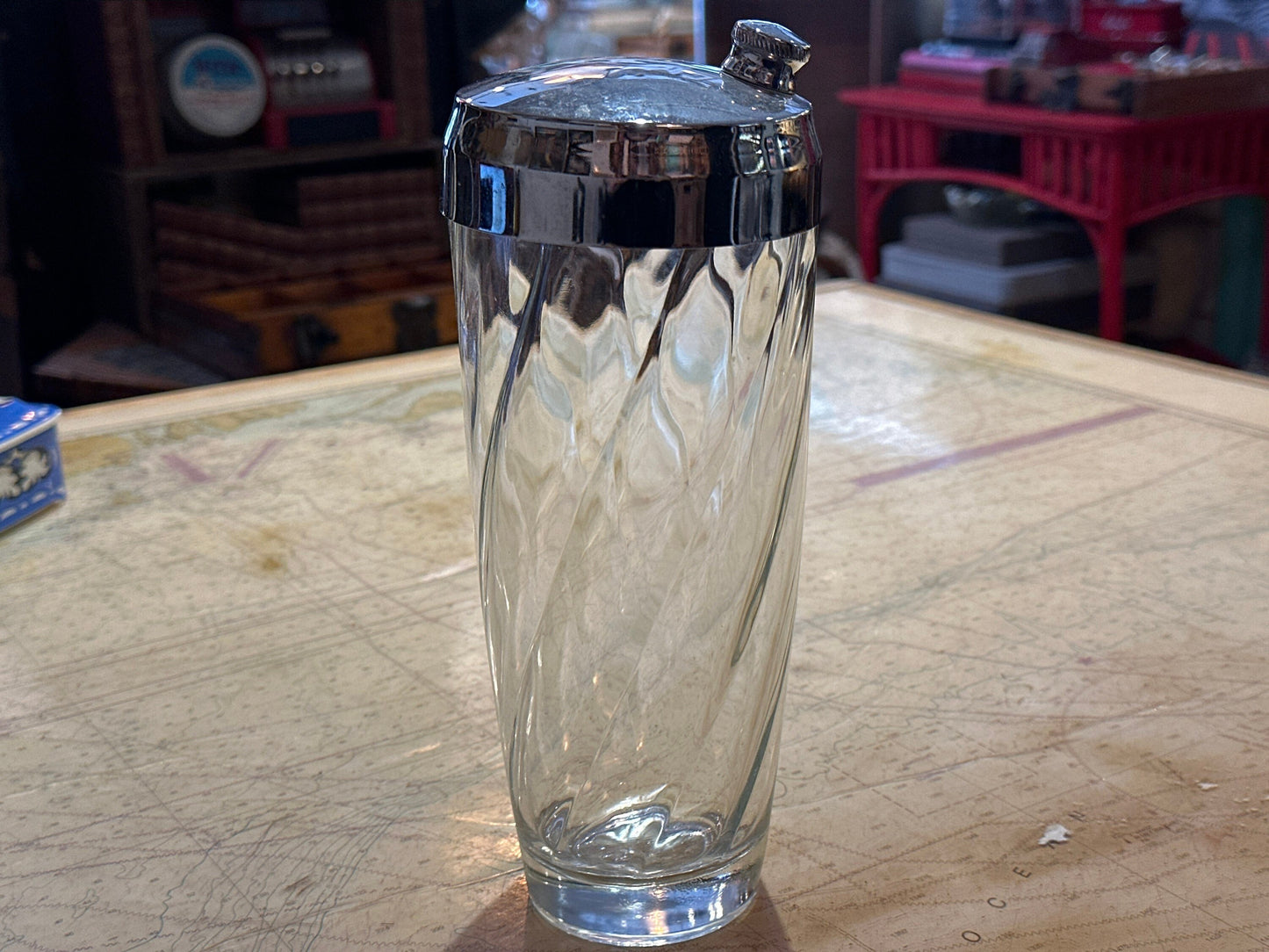 Vintage Clear Cocktail Shaker | Barware | Home & Living