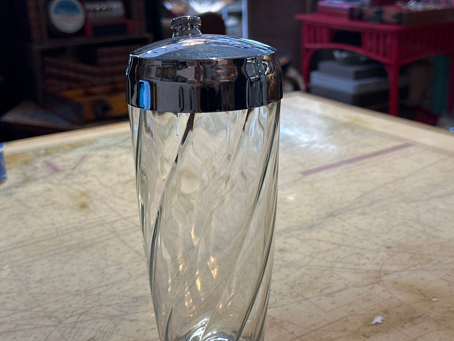 Vintage Clear Cocktail Shaker | Barware | Home & Living