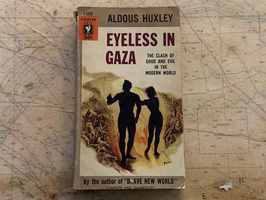 Eyeless In Gaza by Aldous Huxley, Classic Novel, English Literature Book, Fiction Book, Fiction Lover Gift