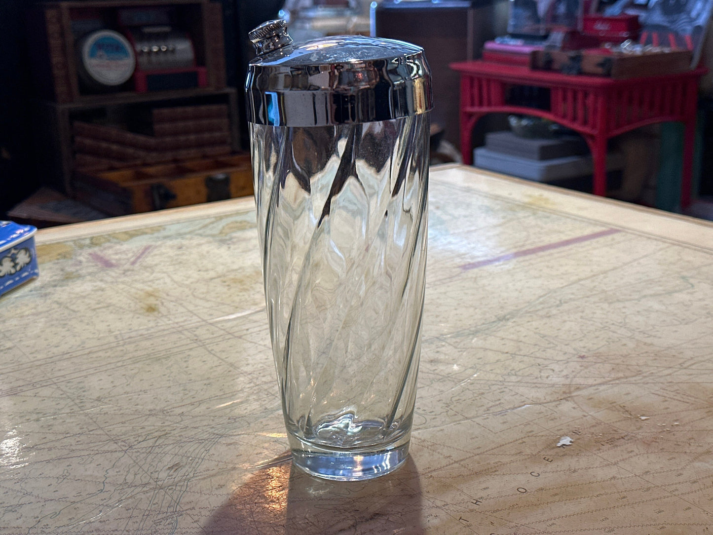 Vintage Clear Cocktail Shaker | Barware | Home & Living