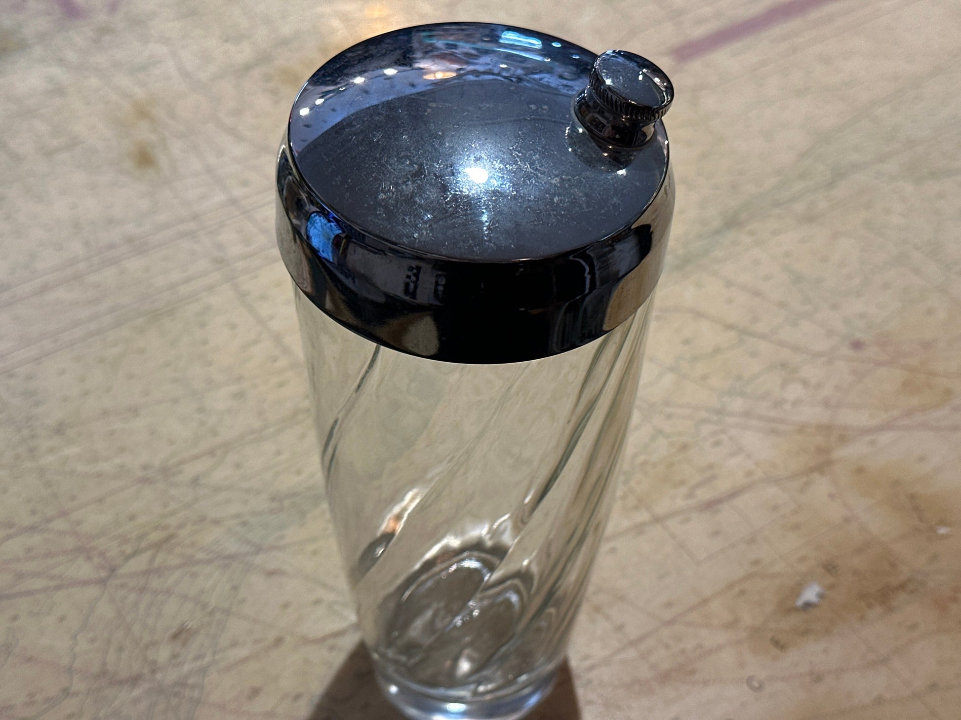 Vintage Clear Cocktail Shaker | Barware | Home & Living