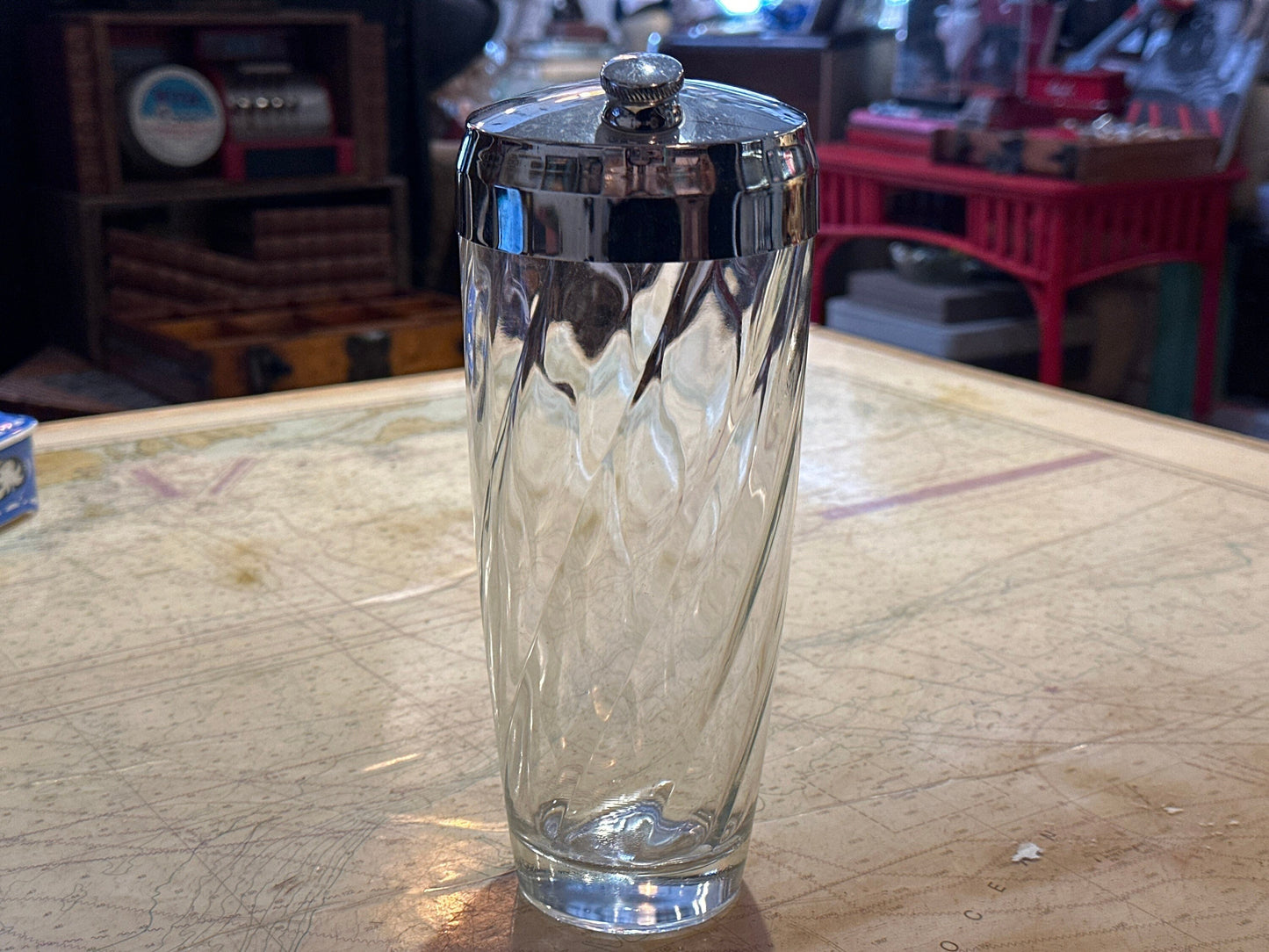 Vintage Clear Cocktail Shaker | Barware | Home & Living