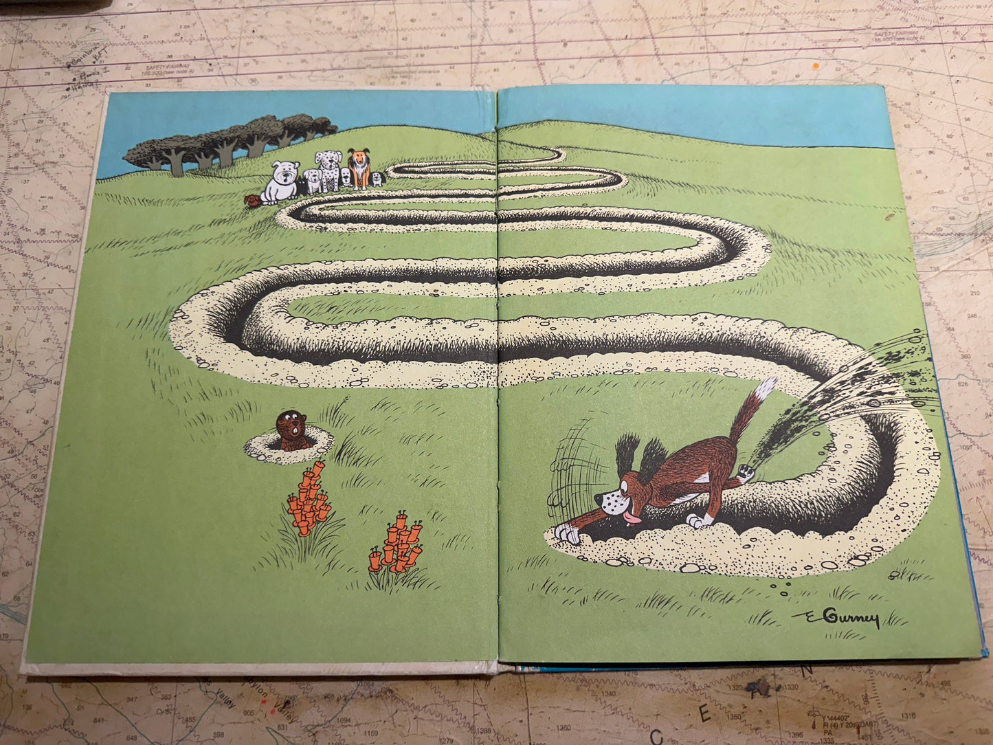 The Digging-est Dog by Al Perkins - Illustrated by Eric Gurney | Classic Children's Book