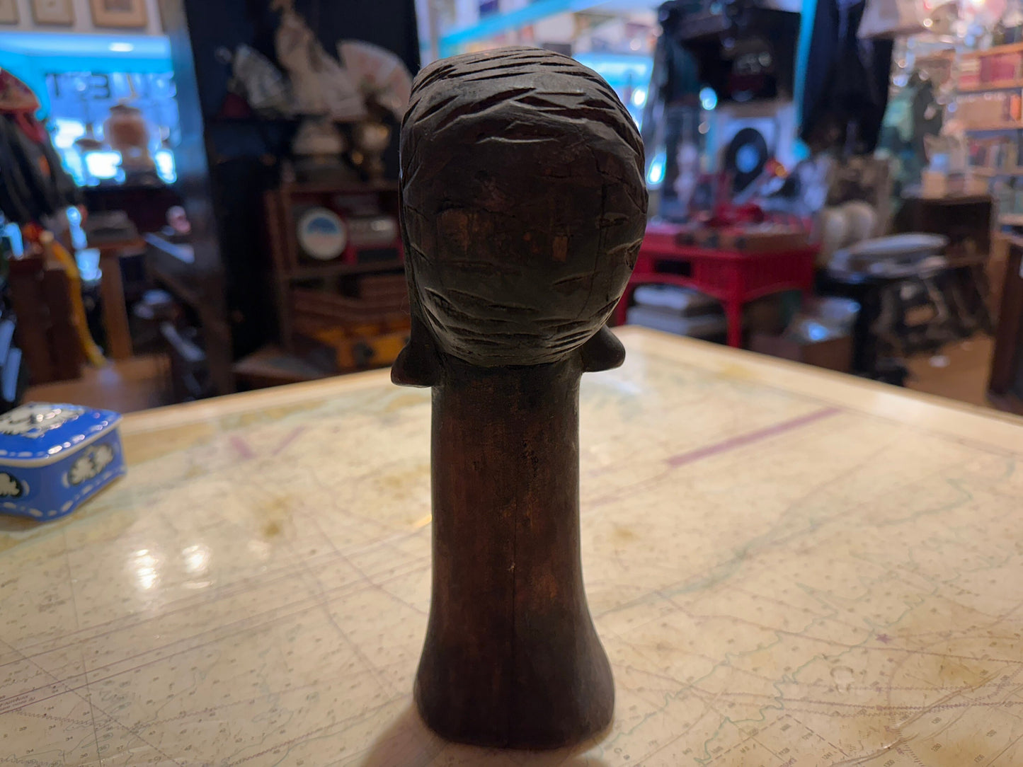 Vintage African Wooden Sculpture | Home Decor