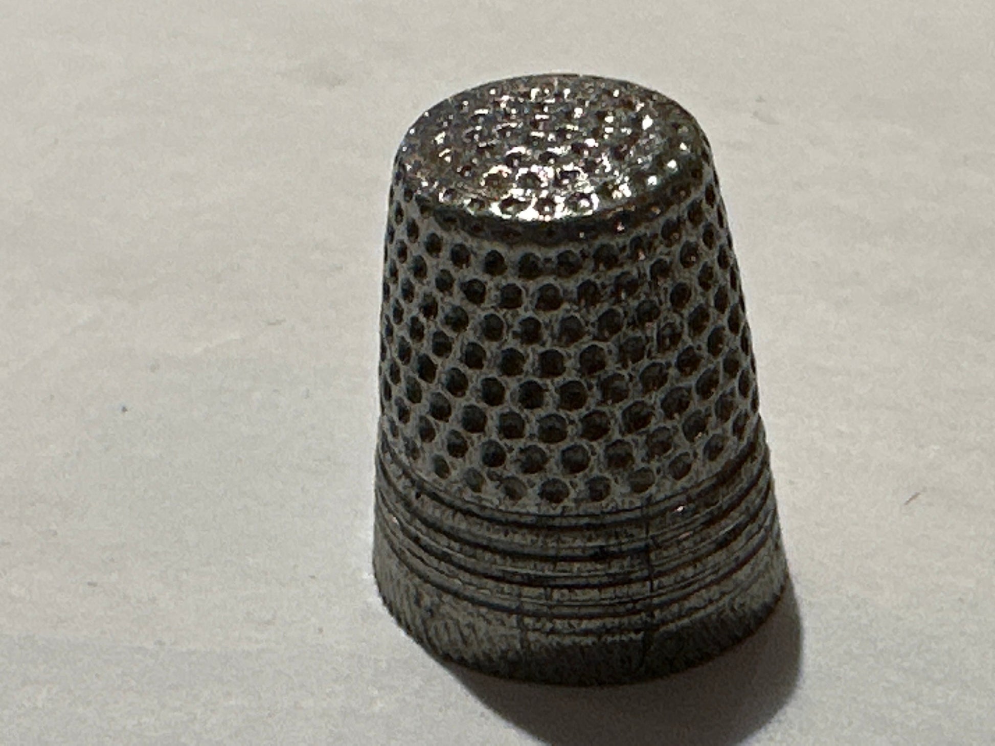 Vintage Silver Thimble | Medium Size | Home & Living