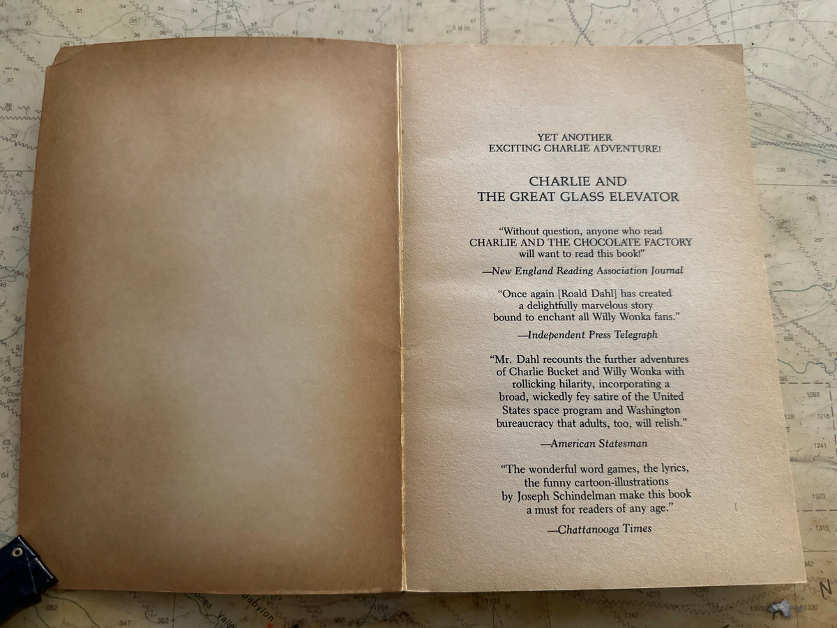Charlie and the Great Glass Elevator by Roald Dahl | Literature