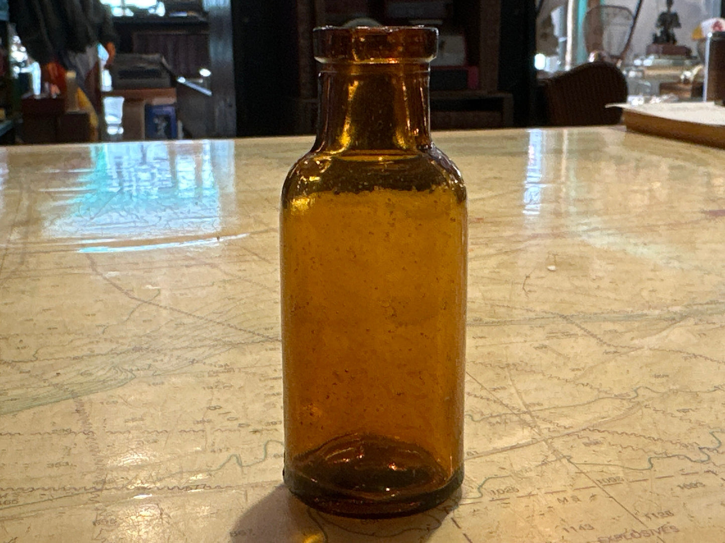 Vintage Brown Apothecary Bottle - Mini - | Home and Living