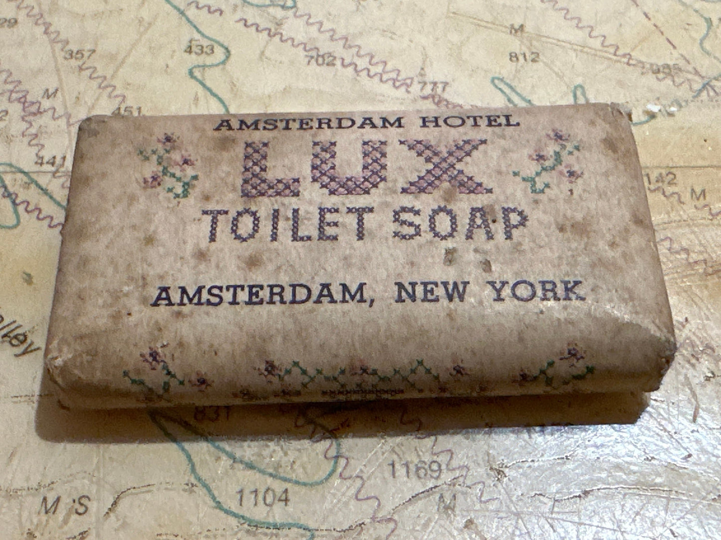 Vintage Amsterdam Hotel Lux Toilet Soap | Amsterdam, New York