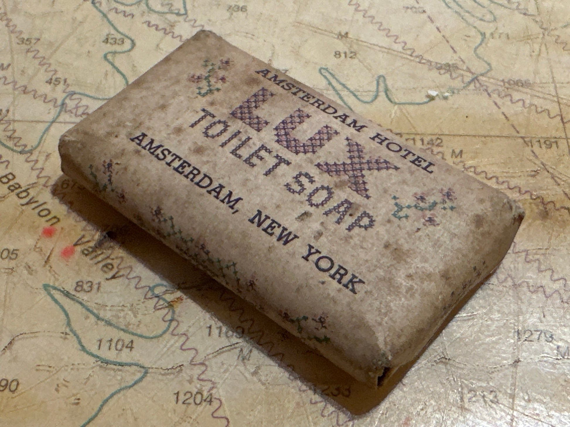 Vintage Amsterdam Hotel Lux Toilet Soap | Amsterdam, New York
