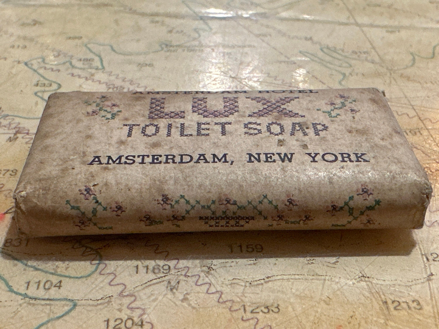 Vintage Amsterdam Hotel Lux Toilet Soap | Amsterdam, New York