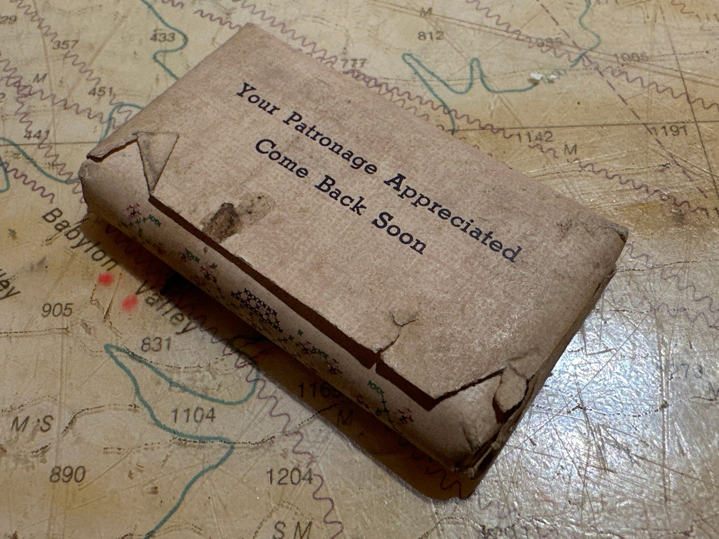 Vintage Amsterdam Hotel Lux Toilet Soap | Amsterdam, New York