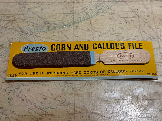 Vintage Presto Corn and Callous File