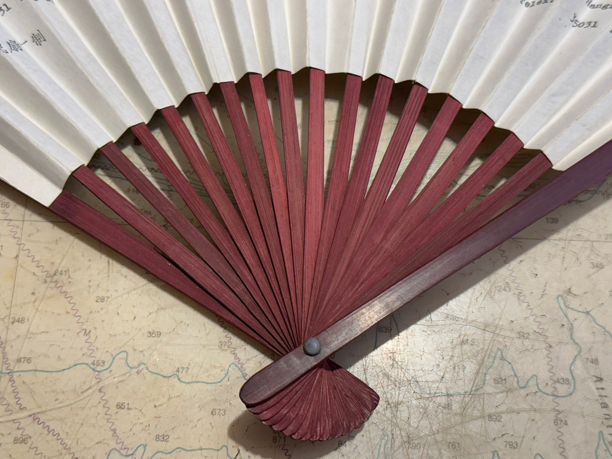 Chinese Hand Held Folding Fan | Paper Fan | Accessories