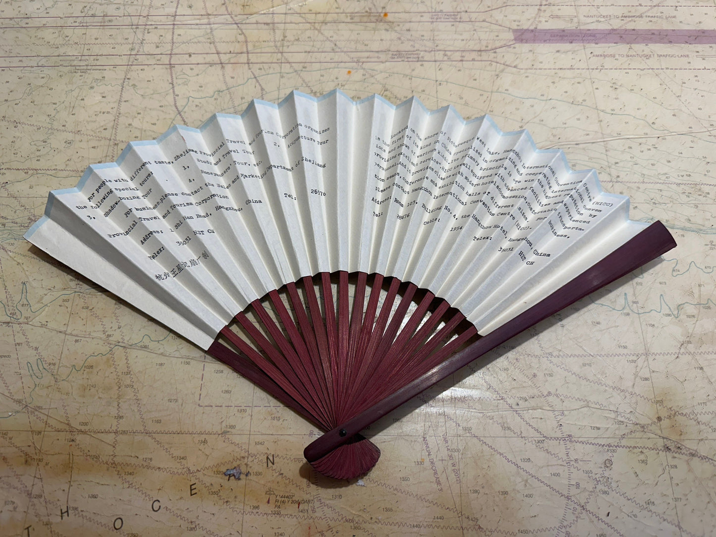 Chinese Hand Held Folding Fan | Paper Fan | Accessories