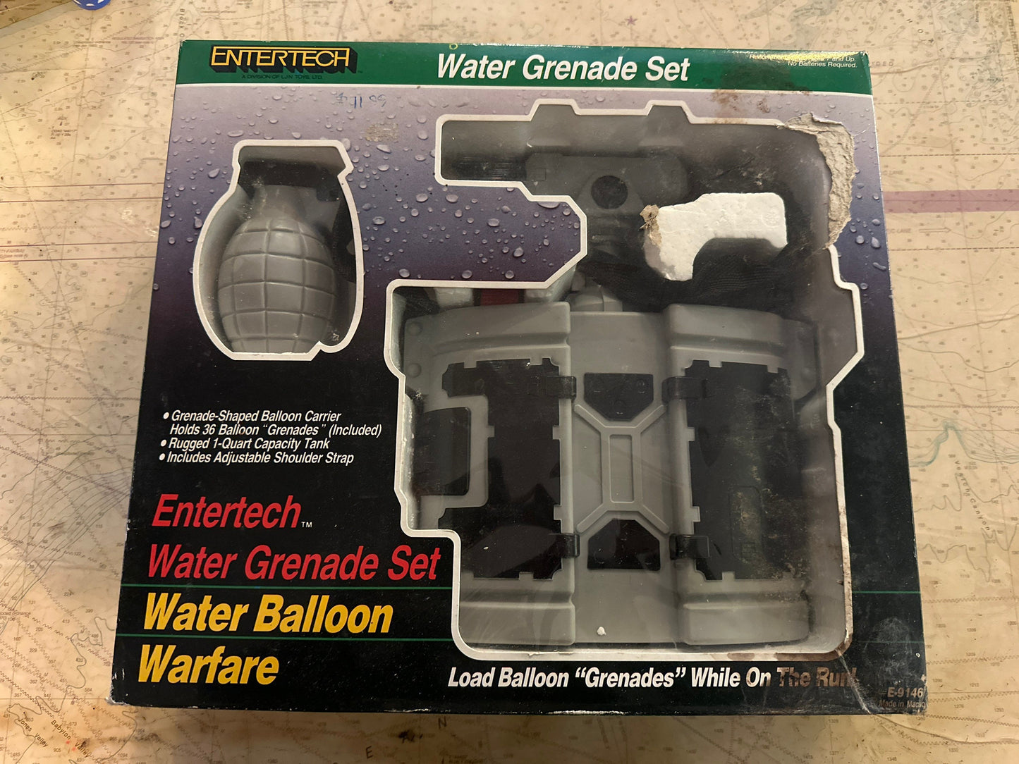 Vintage Entertech Water Grenade Set | Water Balloon - Warfare | Toys and Games