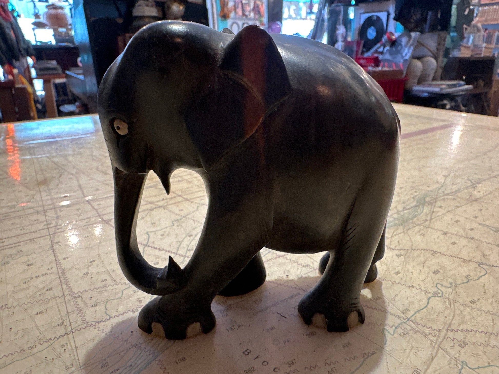 Handcrafted Wooden Elephant Statue | Home Decor