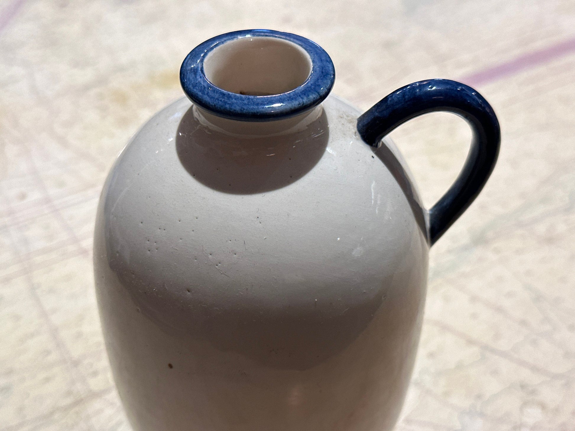 Vintage Ceramic Whiskey Jug, Moonshine Jug, Rustic Bar Decor, Collectible Jug, Whiskey Lover Gift