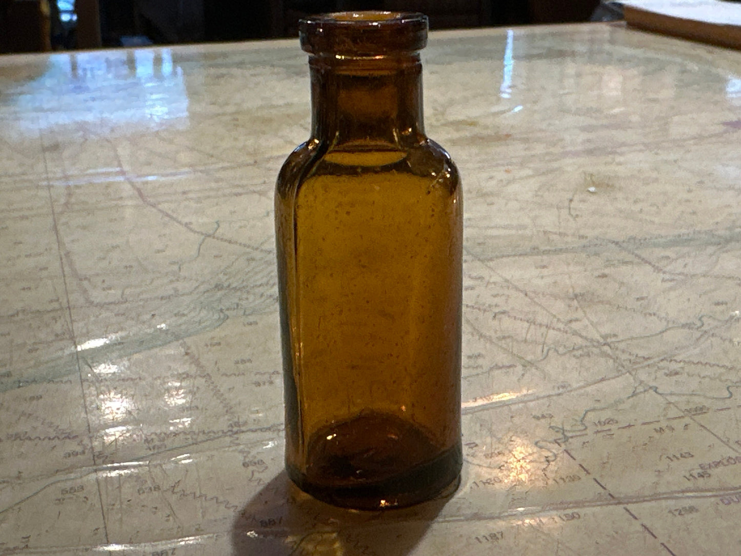 Vintage Brown Apothecary Bottle - Mini - | Home and Living