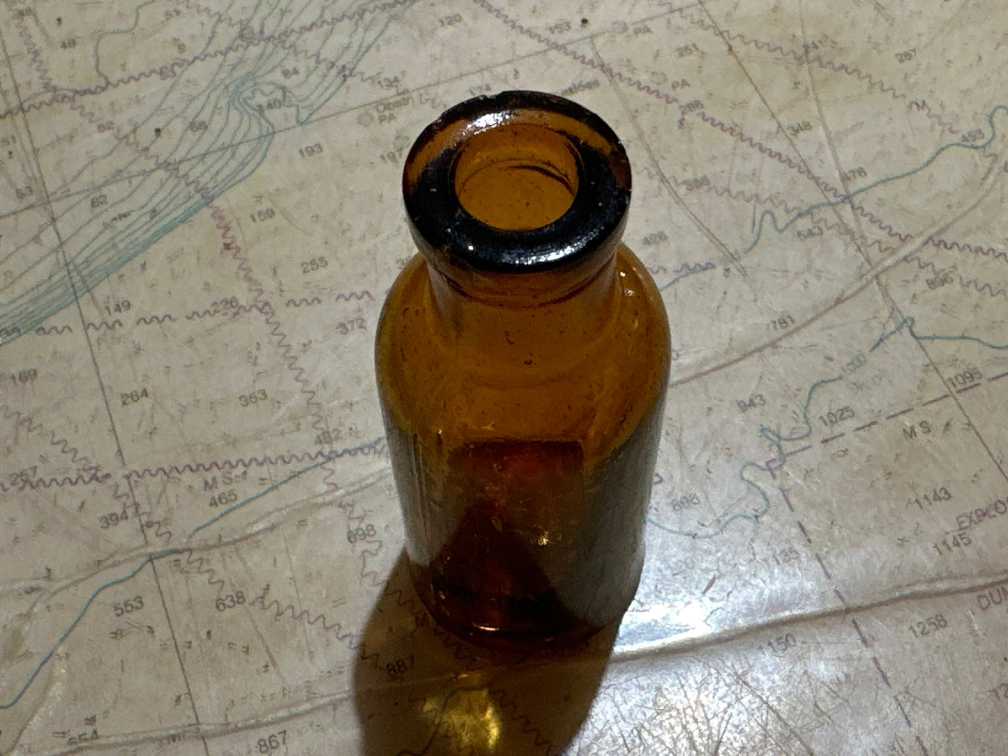 Vintage Brown Apothecary Bottle - Mini - | Home and Living