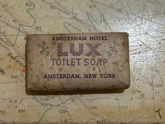Vintage Amsterdam Hotel Lux Toilet Soap | Amsterdam, New York