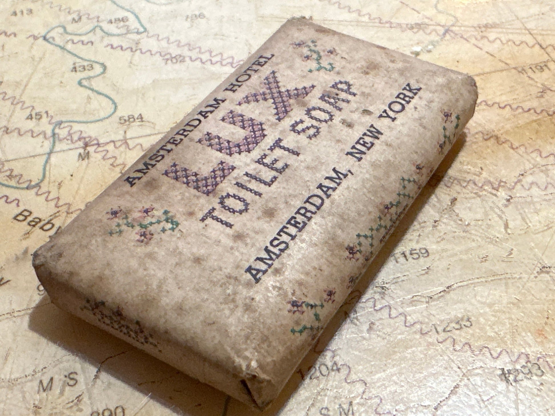 Vintage Amsterdam Hotel Lux Toilet Soap | Amsterdam, New York