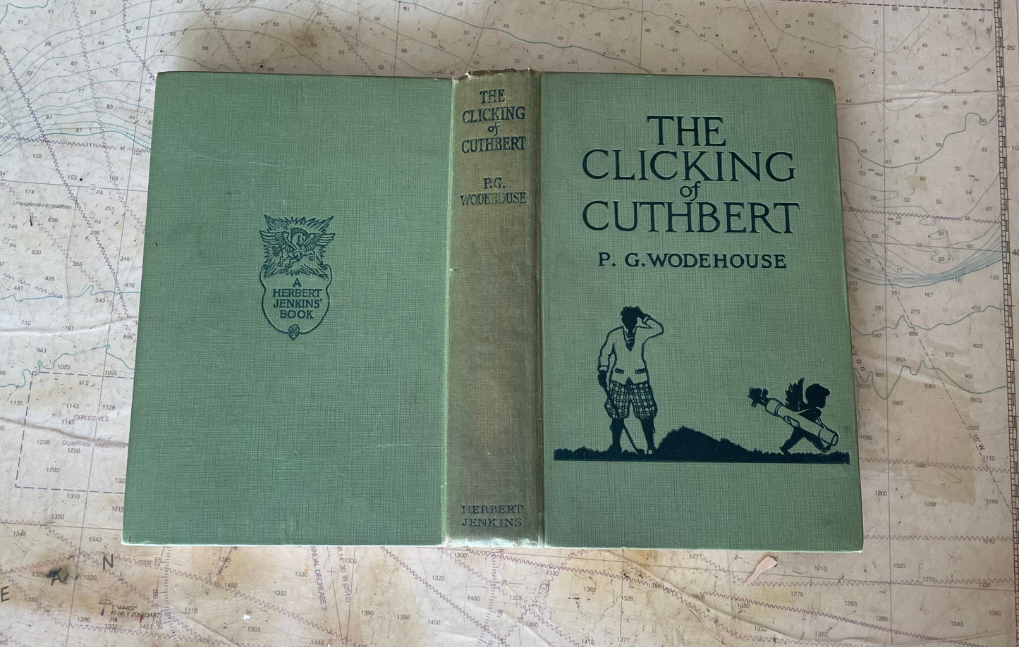 Vintage The Clicking of Cuthbert Book 7th Printing 1922, P.G. Wodehouse Collection, Antique Hardcover Literature