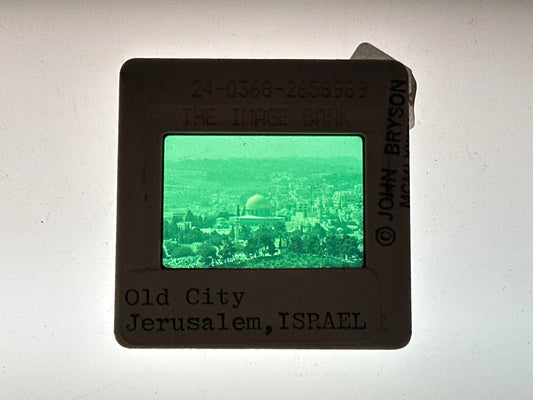 Vintage Color Kodachrome Slide - Old City Jerusalem,Israel | Photography