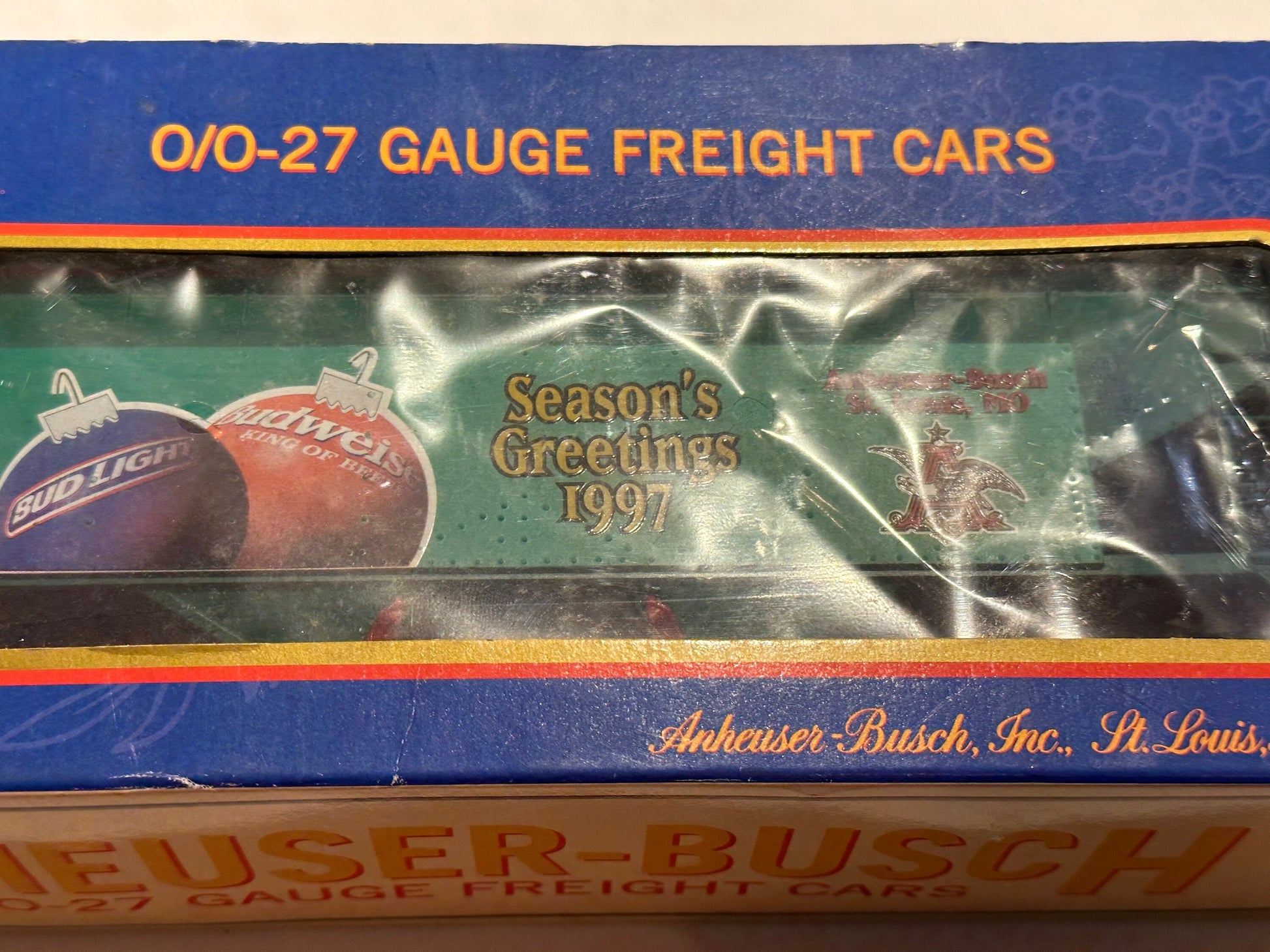 Anheuser-Busch Model Train Freight Cars, Vintage Train Cars, 0/0-27 Gauge Collectibles