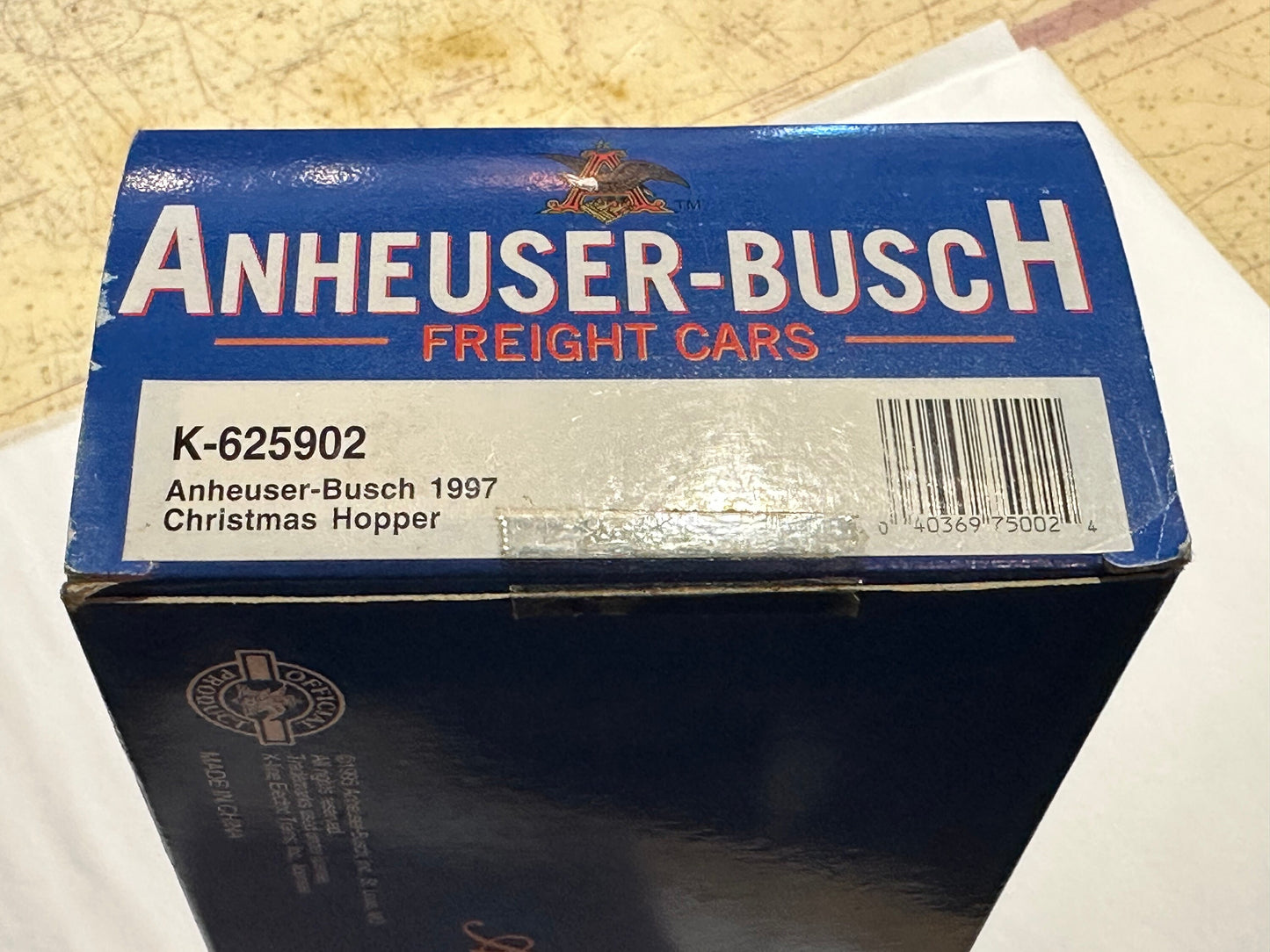 Anheuser-Busch Model Train Freight Cars, Vintage Train Cars, 0/0-27 Gauge Collectibles