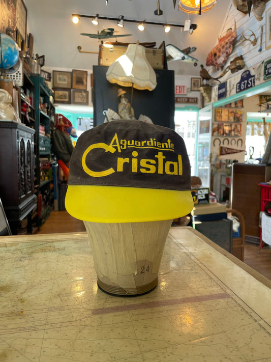 Vintage Aguardiente Cristal Tourist Hat | Accessories