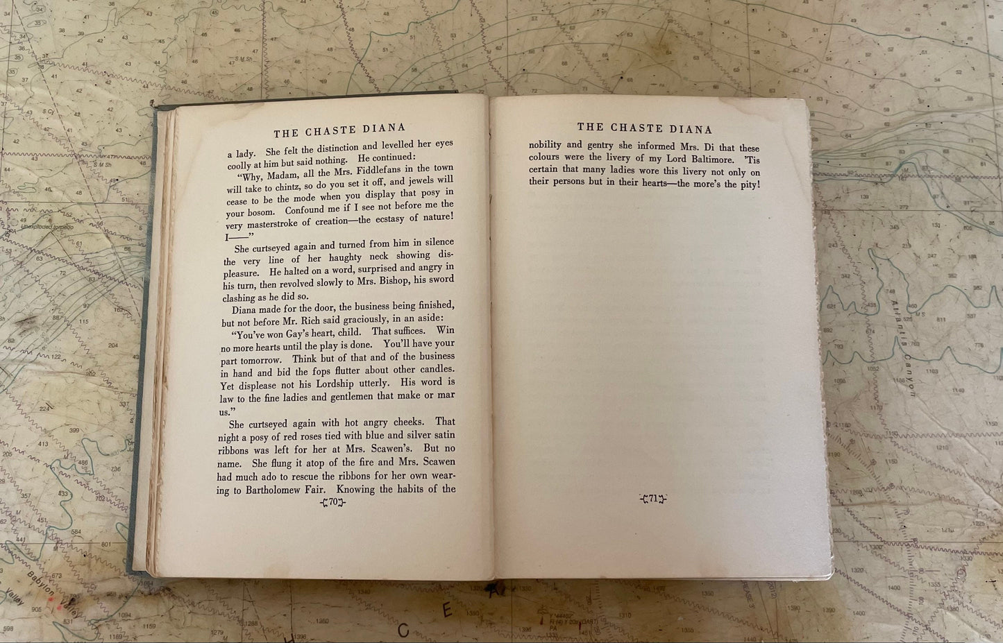 The Chaste Diana: A Romance of "The Beggar's Opera" by E. Barrington 1923