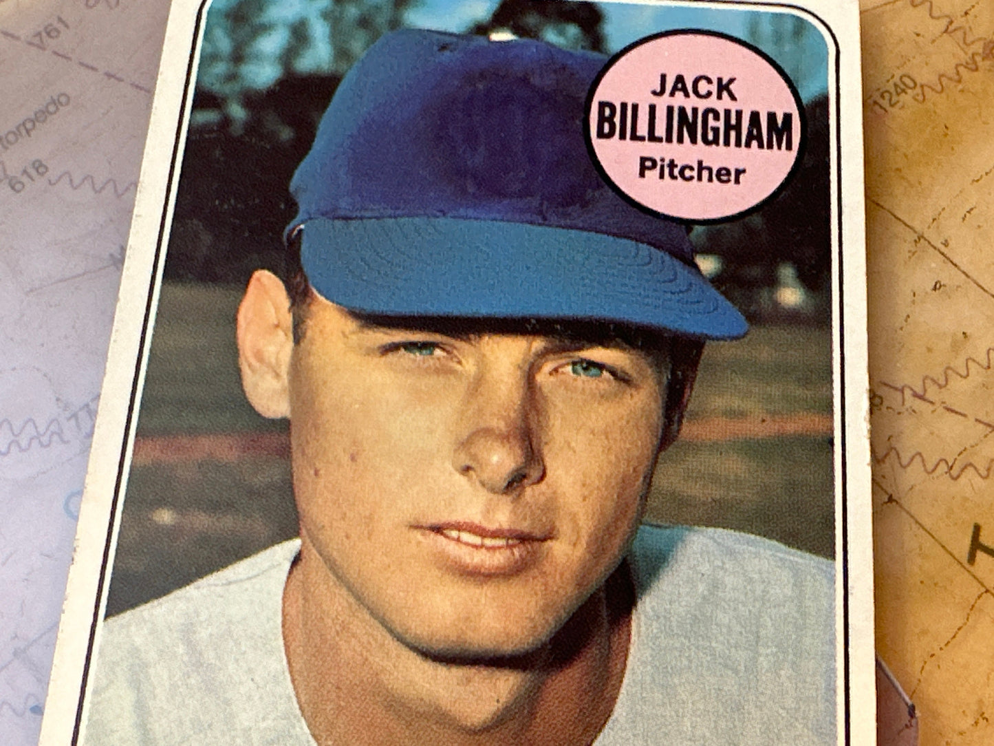 1969 Expos Jack Billingham Pitcher | Baseball Card