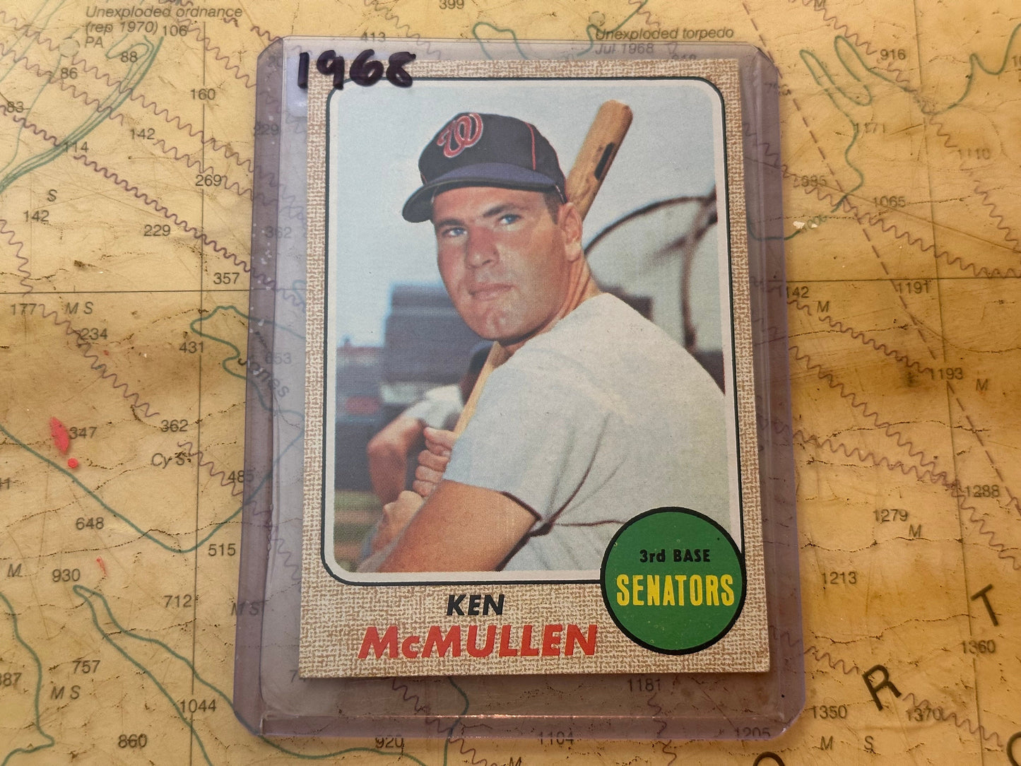 1968 Ken McMullen - The Senators - 3rd Base | Baseball Card