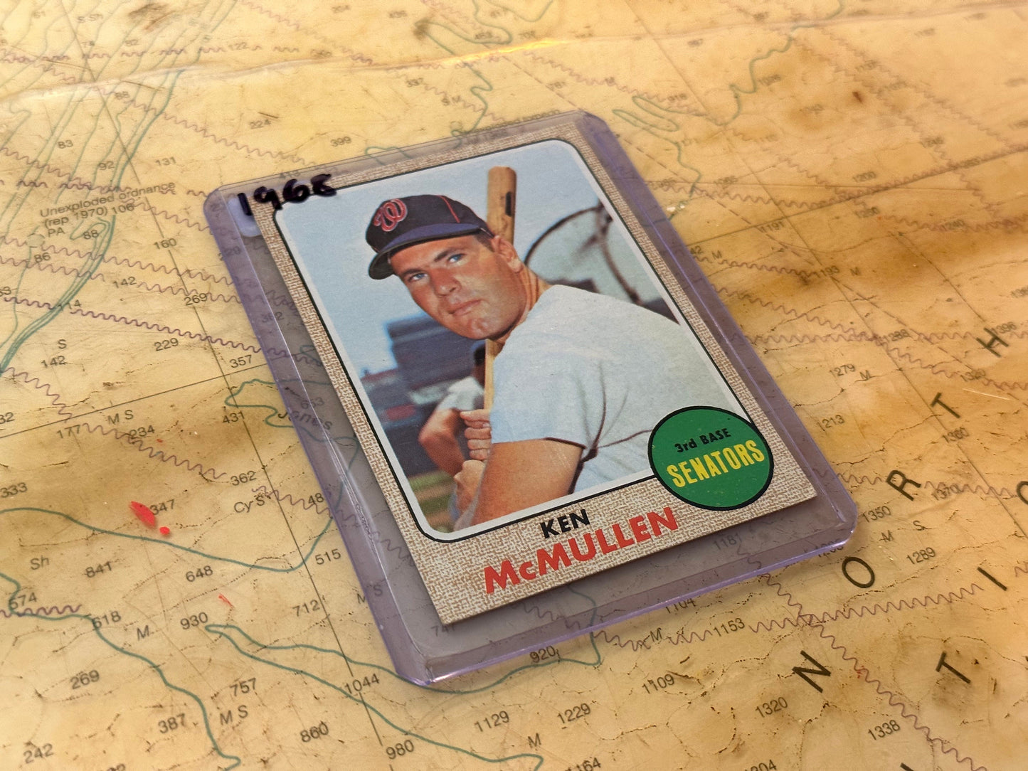 1968 Ken McMullen - The Senators - 3rd Base | Baseball Card