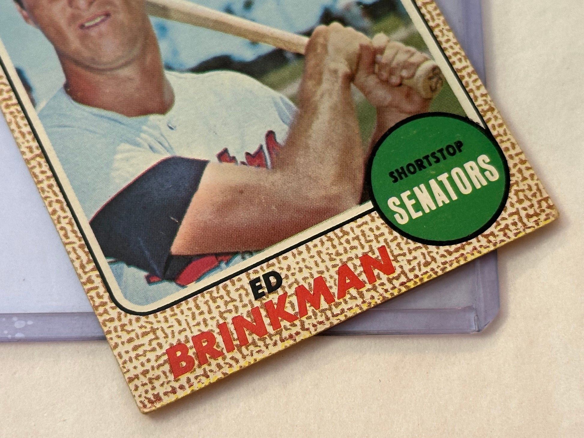 Ed Brinkman - Washington Senators Shortstop | 1968 Baseball Card